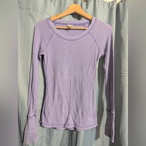 Mossimo Supply Co. Lavender Long Sleeve Tee